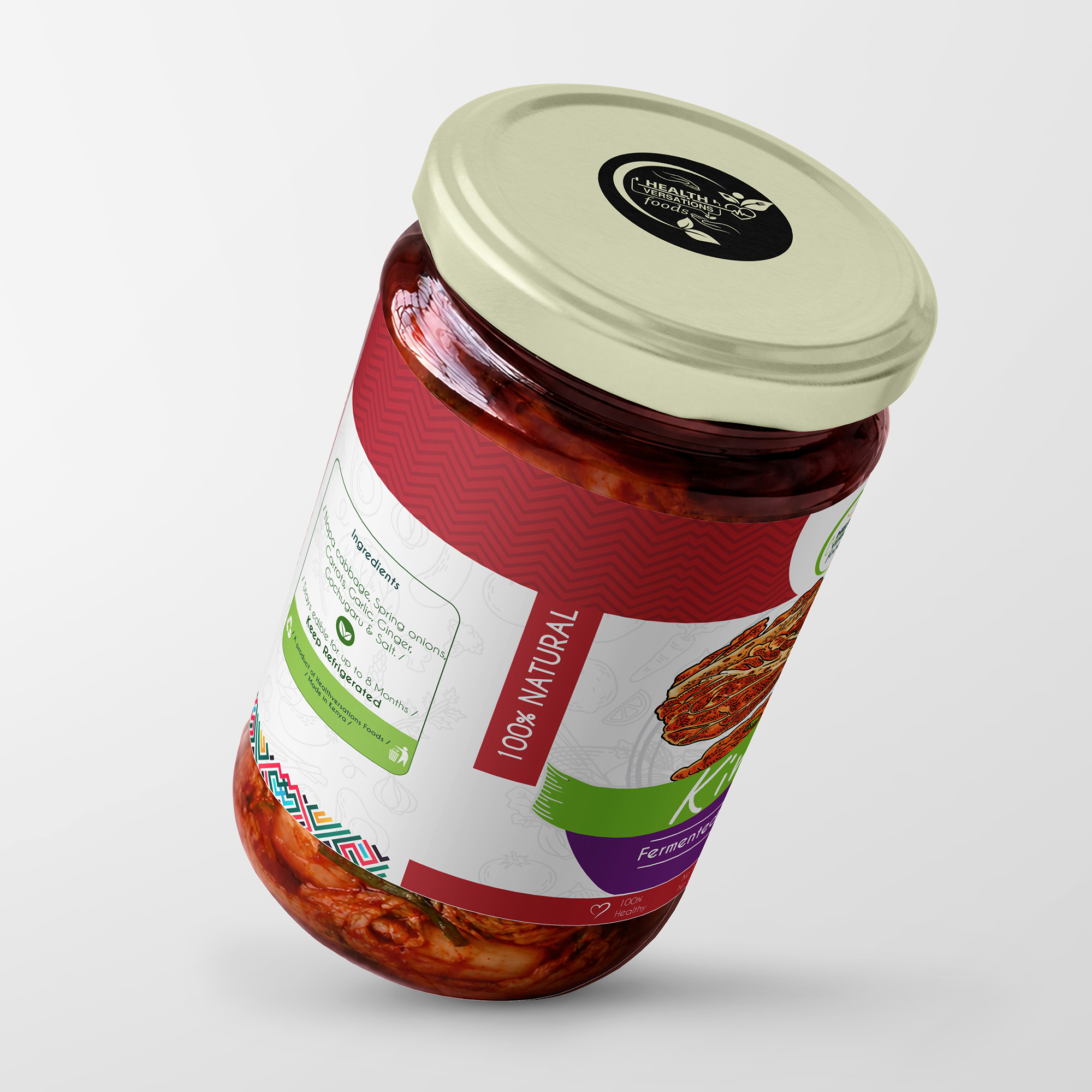Kimchi 1 Liter MILDLY SPICY - Image 2
