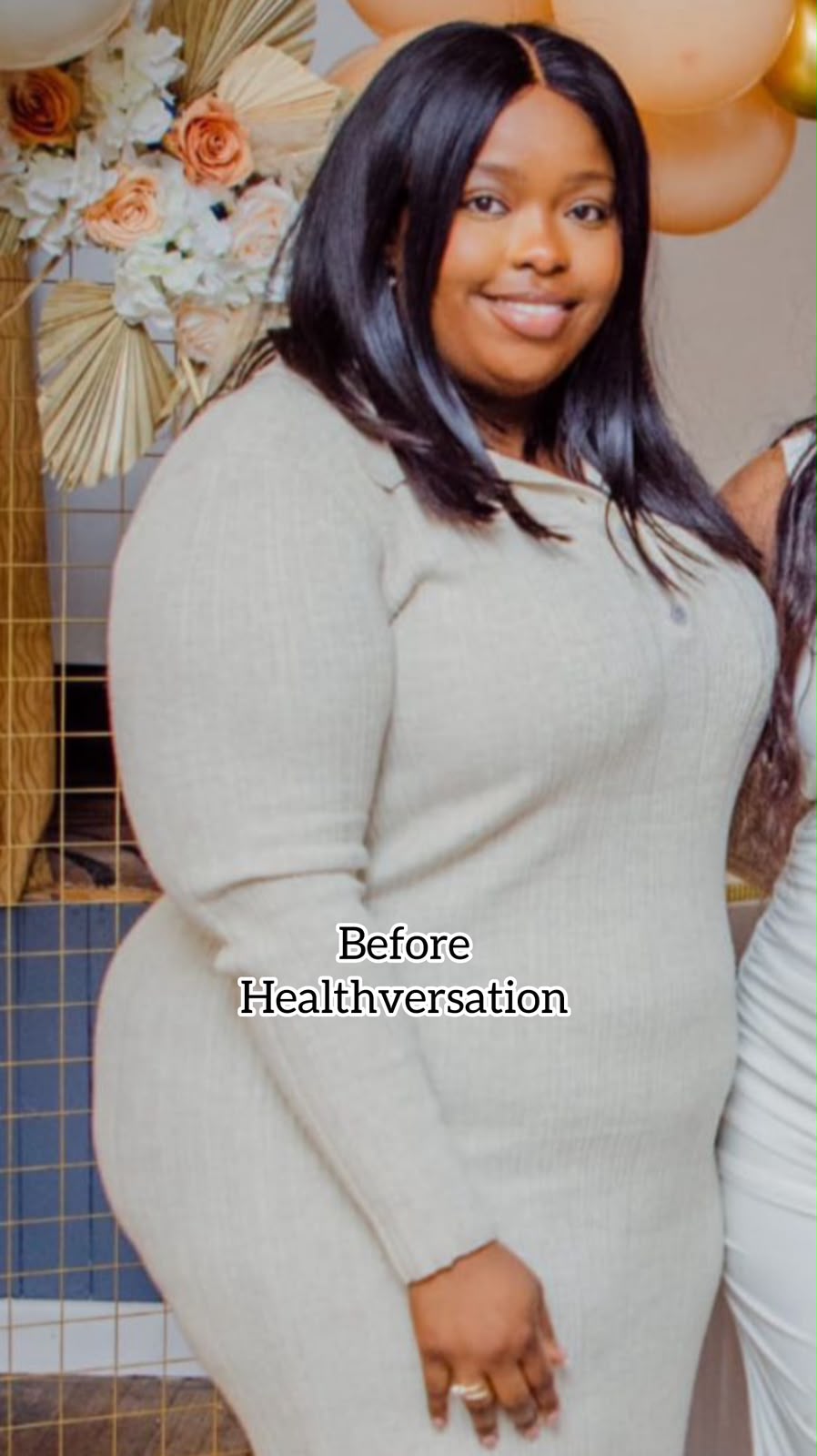 Annie Murage before transformation