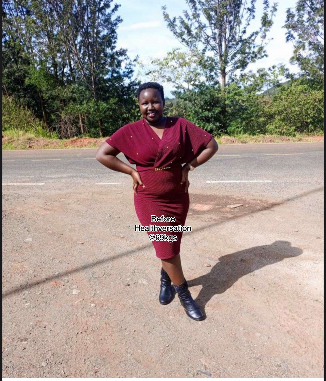 Oliver Wamigwi before transformation - Weight Loss program