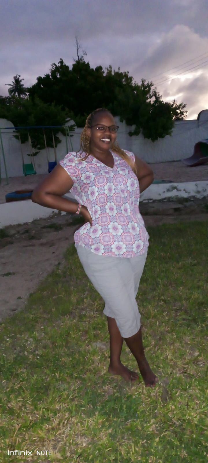 Purity Musyoka before transformation - Weight Loss program